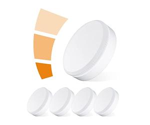 BV X53 LED Bombilla, lámpara LED de 11 W, 1000 lm, AC/DC 190-260V, lámpara de ahorro de energía de 30-50 W reemplazada, ángulo de haz de 120° no regulable, 5pcs (Color : Warm white 3000K)