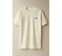 BV0507-134 Nike Solo Swoosh Camiseta Hombre Crema Algodón Deporte Casual Logo