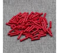 BV1.25 Red Full Insulated Crimp Butt Connector Electrical Wire Cable Splice Terminal 100pcs/pack 22-18AWG 0.5mm-1.5mm2 Kit