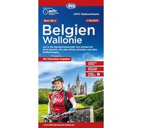 BVA ADFC Radtourenkarte Belgien Wallonie 1:150.000: reiß- und wetterfest, E-Bike geeignet, GPS-Tracks Download, mit Kilometer-Angaben, auf in die ... RAVeL-Strecken und allen Radfernwegen.: BEL 2