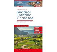 BVA ADFC Radtourenkarte Südtirol, Trentino, Gardasee 1:150.000: reiß- und wetterfest, E-Bike geeignet, GPS-Tracks Download, mit Bett+Bike Symbolen, ... bis Verona. Mit Via Claudia Augusta: IT-STG