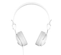 BVC HAMA Auricular con Cable 3.5 mm Estéreo, Modelo 177003, Color Blanco, Ultra Ligeros 100 Gr, Fun Music