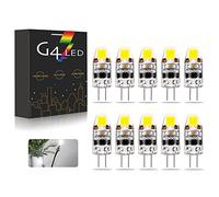 BVCL Bombillas LED G4, AC/DC 12-24V 2W Regulable G4 Bombillas LED Blanco frío 6000K 180LM, Reemplazo para Bombillas Halógenas De 20W, Sin Parpadeo, 10 Piezas