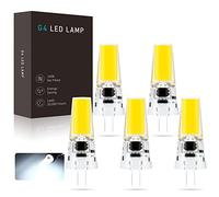 BVCL Bombillas LED G4, AC/DC 12-24V 5W G4 LED Lamp 450LM, Equivalente para bombillas halógenas de 40W, Dimerizable sin parpadeo, 5 pcs (Color : Cool White 6000K, Size : 5W)
