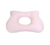 Bvdfgk Almohada para Dormir con Orificio para Las Orejas, Cojín Lateral Ergonómico, Soporte Suave, Funda de Poliéster Extraíble Y Lavable a Máquina, Rosa 43cmx29cmx9cm, tal como se describe