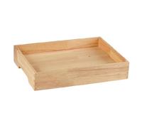 Bvdfgk Bandeja de Madera para Cubitos de Hielo, Ideal para Sashimi Y Platos Fríos, Y También Celebraciones, L Rectangle