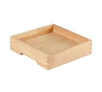 Bvdfgk Bandeja de Madera para Cubitos de Hielo, Ideal para Sashimi Y Platos Fríos, Y También Celebraciones, L Square