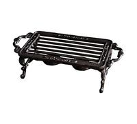 Bvdfgk Calentador de Tetera de Hierro Fundido para Calentar Té Y Práctico, Rústico, Estable Y Resistente, con Portavelas para Velas Pequeñas, Estilo a, Individual