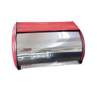 Bvdfgk con Compartimento, de Metal, Rústica, Versátil, para La Encimera de La Cocina, para Guardar Productos Horneados, Cafetería, Rosa, Individual