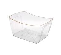 Bvdfgk Cubo de Hielo para Bebidas, Contenedor para Vino Y Cerveza con Mango, Lado de Oro 18l, tal como se describe