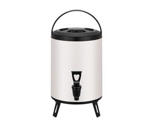 Bvdfgk Dispensador de Bebidas Frías Y Calientes, Cubo de Leche Práctico con Grifo, Cubo de Té, Barril de Té para Café, Fiestas, Hogar Y E, 8l