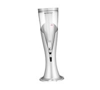Bvdfgk Dispensador de Cerveza, Torre de Cerveza, Dispensador de Jugo Fácil de Limpiar, Cubo para Remojar Cerveza, PLATA, tal como se describe
