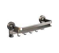 Bvdfgk Estante de Pared para Guardar Artículos de Aseo Y Champú en El Baño O en La Estudiantil, 40cm Suction W Hook