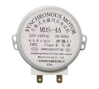 Bvdfgk Motor Síncrono para Hornos Microondas, Motor de Plato Giratorio, 220-240 V, 4 W, Pieza de Reparación Metálica, Plato Giratorio para Hornos Microondas