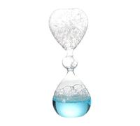 Bvdfgk Reloj de Arena con Burbujas Y Sonido, Temporizador de Movimiento Líquido de Vidrio para Manualidades, Decoración de Escritorio Novedosa Y Entretenida