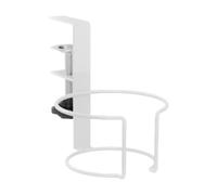 Bvdfgk Soporte para Bebidas de Escritorio, Organizador de Escritorio, Accesorio para Escritorio de Juegos, Ahorra Espacio, Fácil de Instalar, Soporte para El, Blanco, tal como se describe
