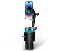 Bvdfgk Soporte para teléfono para portavasos de automóvil - Soporte de Montaje Ajustable Expansor de Base giratoria 360, Portavasos 2 en 1 con Soporte para teléfono de atracción para camión