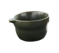 Bvdfgk Tazón Tradicional para Matcha, para Mezclar Matcha, Herramienta para Preparar Té, Regalo, Cuenco de Cerámica para El Té, Cuenco de Por, Verde Oscuro, Individual