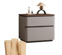 BVDHASDBT Mesa auxiliar pequeña para dormitorio, mesita de noche moderna de madera con almacenamiento, 40 x 40 x 50 cm, 50 x 40 x 50 cm, 60 x 40 x 50 cm, para sala de estar o dormitorio (gris claro