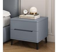 BVDHASDBT Simply Modern - Mesita de noche, cajón de almacenamiento para dormitorio, marco de madera maciza, múltiples estilos y colores, para sala de estar, pasillo, entrada, oficinas (gris oscuro, 35