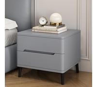 BVDHASDBT Simply Modern - Mesita de noche, cajón de almacenamiento para dormitorio, marco de madera maciza, varios estilos y colores, para sala de estar, pasillo, entrada, oficinas (gris claro, 40 x