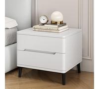 BVDHASDBT Simply Modern - Mesita de noche, cajón de almacenamiento para dormitorio, marco de madera maciza, varios estilos y colores, para sala de estar, pasillo, entrada, oficinas (blanco, 35 x 40 x