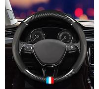 BVDOUE Fibra de Carbono Cuero Fundas para Volante Cubierta del Volante del Coche, para BMW M Sport 1 Series E87 E81 E82 E88 120i 130i 120d X1 E84 Accesorios