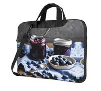 bvgweet Blueberry Jam 04 - Maletín para portátil de 13/14/15.6 pulgadas, Black, 14 inch