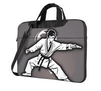 bvgweet Karate-Highkick-Icon - Maletín para portátil de 13/14/15.6 pulgadas, Black, 13 inch