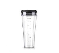 Bvhklxseb Accesorios for licuadora, Juego de Vasos de 24 oz, Compatible con Ninja SS100, SS101, SS300, Vaso de Repuesto for procesador de Alimentos, Accesorios for licuadora, Utensilios de Cocina,