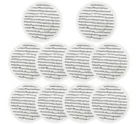 Bvhonwe for Shark S7001 S8201 S7000AMZ S8001 S7000 S7001TGT Series Steam Mop Pads Almohadillas de Repuesto para mopa de Vapor, Microfibra, Gris, Blanco, 10 Unidades