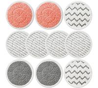 Bvhonwe Paquete de 10 Almohadillas de Repuesto para mopa de Vapor S7001, S7201, S7000, S7000AMZ, S7001TGT Series Steam Mop Pads, Steam & Scrub All-in-One, Compare el Modelo de Pieza #: XKITP7000