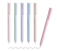 Bvizyelck Bolígrafos de Gel | 6 Piezas Bolígrafos De Gel Para Journaling Y Escritura Creativa | Estilográfica Retrógrafa para Escritura Viajes Estudio Aula Trabajo Universidad Garabateo Escolar Hogar