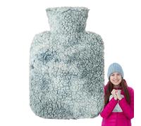 Bvizyelck Bolsa de agua caliente - Bolsa de agua caliente portátil de 1000 ml con calefacción, calentadores de manos reutilizables para invierno, botella de agua caliente pequeña de gran capacidad