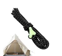 Bvizyelck Cuerda para tienda de campaña, línea tensora luminiscente, cuerda de escalada para toldo, refugio, campamento, deportes, senderismo, vela, yate, cometa, surf, bote