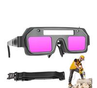 Bvizyelck Gafas De Soldadura,Protección Ocular Para Soldar - Lentes Técnicas Con Protección UV Antirreflejos Y 3 Niveles De Oscurecimiento Para Trabajos