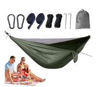 Bvizyelck Hamaca para Acampar | Senderismo Plegable Netización para Dormir - Hamaca de Campamento Multifuncional con Malla de Mosca, Accesorios para Senderismo en la Playa del Patio Trasero