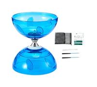 Bvizyelck Juguete De Yo-Yo Chino,Bola de Aprendizaje de Doble Cabeza Portátil con de Red y Palos - Juego de Yoyo Chino | para Escuela Hogar Viaje Fiestas Halloween Interior Exterior Navidad