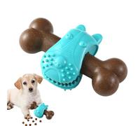 Bvizyelck Juguetes para Perros Masticadores Agresivos,Juguete para Morder en Forma de Hueso,Dispensador de Premios para la Dentición Canina para Estimulación Mental Entrenamiento Alimenticio del