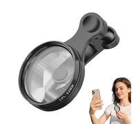 Bvizyelck Lente polarizadora para teléfono, clip de filtro polarizador delgado para cámara de teléfono, accesorios polarizadores de lente de cámara para profesionales entusiastas principiantes