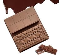 Bvizyelck Moldes de chocolate - Molde de silicona para hacer chocolates | Molde antiadherente para hornear postres helados velas dulces hacer fiestas de cumpleaños niños adultos Navidad