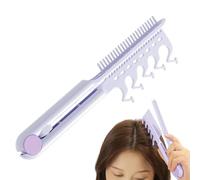 Bvizyelck Peine Separador de Cabello - Peine Para Estilizar Y Separar El Cabello - Herramienta Portátil Para Levantar La Raíz Del Peinado Para Bodas Viajes Salidas Teatro Peluquería Y Hogar