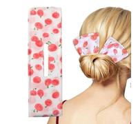 Bvizyelck Recogedor De Cabello Para Moños | Hacedor de Moño Francés,Clip Giratorio Para Peinados Suave Flexible Para Boda Baile Gimnasia Ballet Fiesta