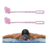 Bvizyelck Tapones para los oídos para natación para adultos, tapones para los oídos - Adultos Toteros de la oreja que nadó silicona reutilizable - Piscinas y cómodas capacitación de natación tapones