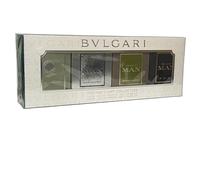 Juego de café Bulgari: Pour Homme EDT 5 ml + esencia de madera + en negro + esencia de lluvia