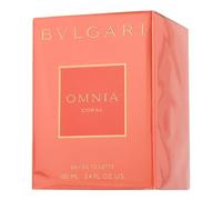 Bvlgari Omnia Coral de Bvlgari para mujer - Spray EDT de 3.4 onzas (recargable)