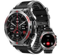 Bvlrksc Reloj inteligente para hombre con GPS integrado (contestar/hacer llamadas/mensajes de texto), reloj inteligente con IA de 1.45 pulgadas para teléfonos Android/iPhone, rastreador de fitness con