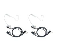 BVMAG Auricular de radio para Kenwood con micrófono, tubo acústico para Baofeng UV-5R BF-888S BF-F8HP BF-F9 TK-2107 TK-3107 Retevis H777 RT7 RT21 Walkie Talkie