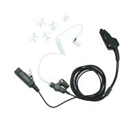 BVMAG Auriculares de tubo acústico con micrófono PTT compatibles con radios Kenwood NX-200 NX-210 NX-300 NX-3200 NX-3300 NX-410 NX-411 NX-5200 NX-5300 NX-5400 TK-2180 TK-3180 Walkie Talkie Radio
