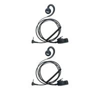 BVMAG Auriculares en forma de C con micrófono PTT compatibles con Motorola Talkabout MR350R MH230R T260 T600 T200TP T260TP T460, paquete de 2